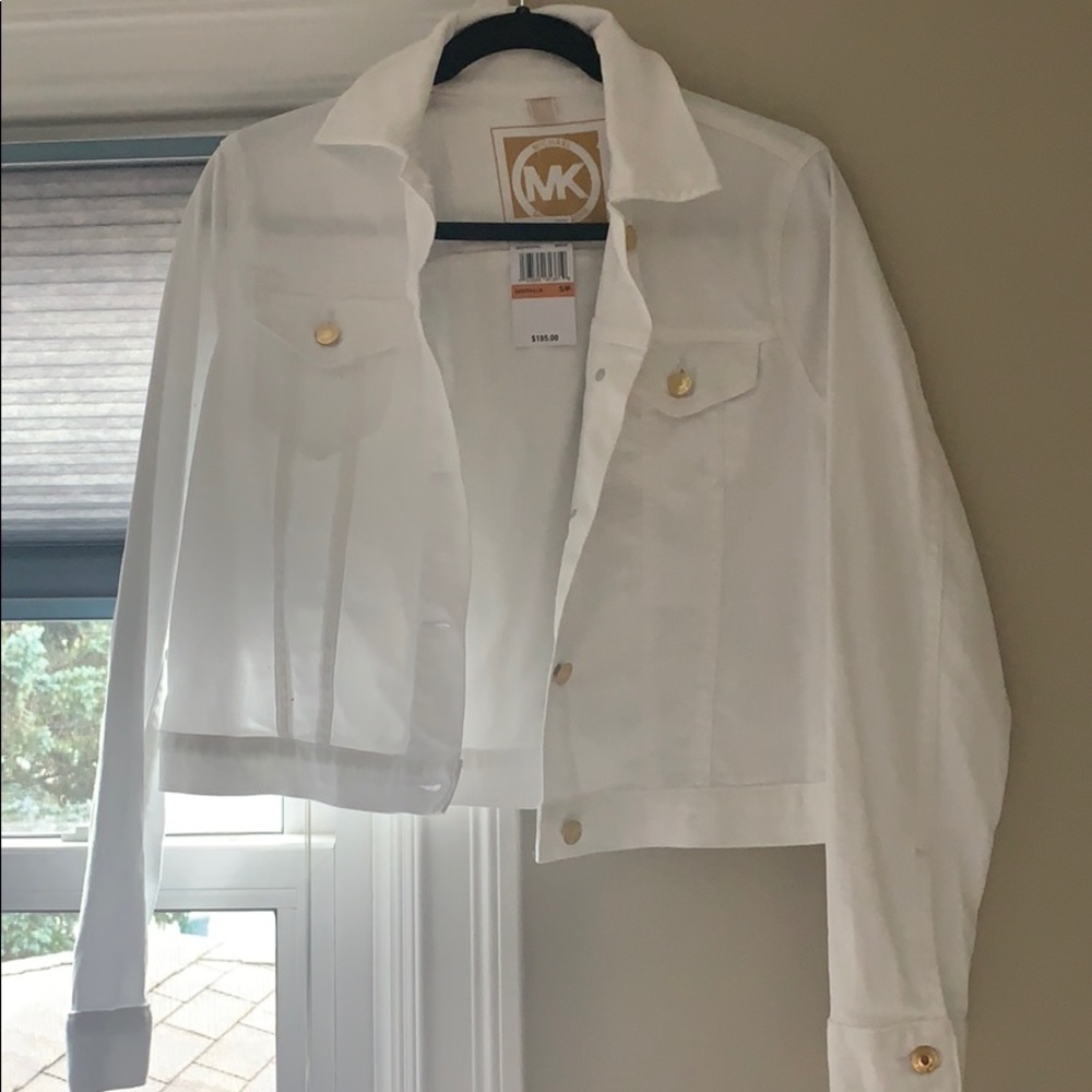Michael kors jean jacket (waist length)